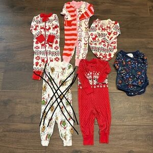 Hanna andersson 3-6 month Christmas bundle